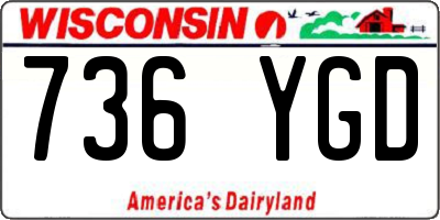 WI license plate 736YGD