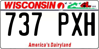 WI license plate 737PXH