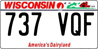 WI license plate 737VQF