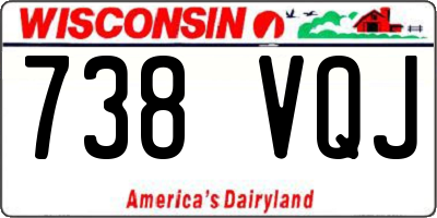 WI license plate 738VQJ