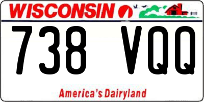 WI license plate 738VQQ