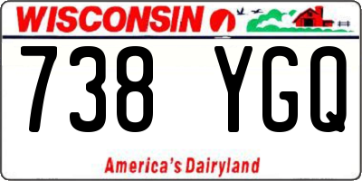 WI license plate 738YGQ