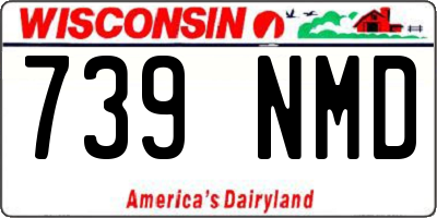 WI license plate 739NMD