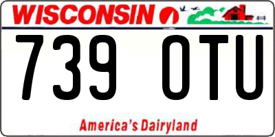 WI license plate 739OTU