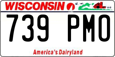 WI license plate 739PMO