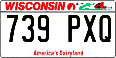 WI license plate 739PXQ