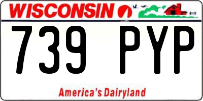 WI license plate 739PYP