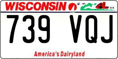 WI license plate 739VQJ