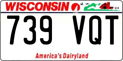 WI license plate 739VQT