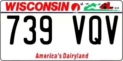 WI license plate 739VQV
