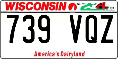 WI license plate 739VQZ