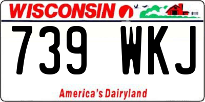 WI license plate 739WKJ