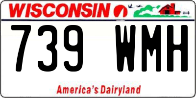WI license plate 739WMH