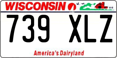 WI license plate 739XLZ