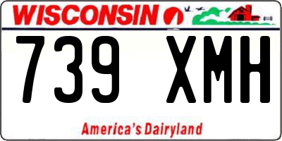 WI license plate 739XMH