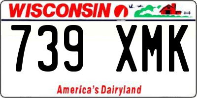 WI license plate 739XMK