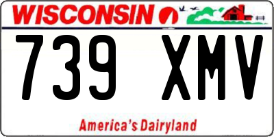 WI license plate 739XMV