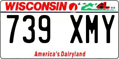 WI license plate 739XMY