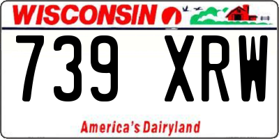 WI license plate 739XRW