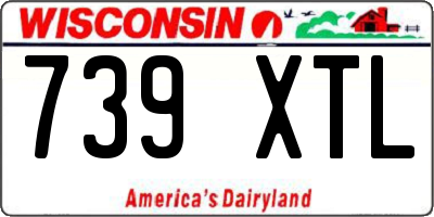 WI license plate 739XTL