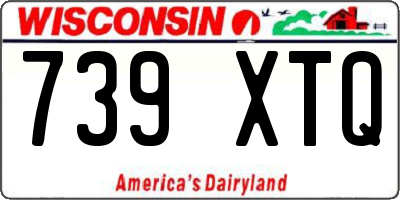 WI license plate 739XTQ