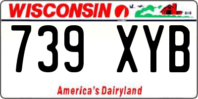 WI license plate 739XYB
