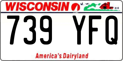 WI license plate 739YFQ
