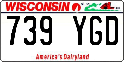 WI license plate 739YGD