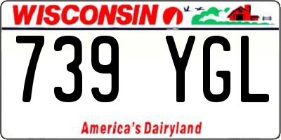 WI license plate 739YGL