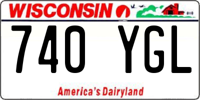 WI license plate 740YGL