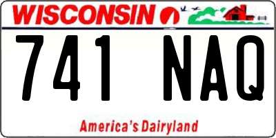 WI license plate 741NAQ