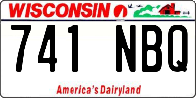 WI license plate 741NBQ