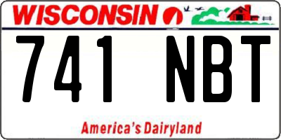 WI license plate 741NBT