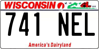 WI license plate 741NEL
