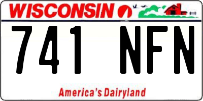 WI license plate 741NFN