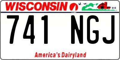 WI license plate 741NGJ