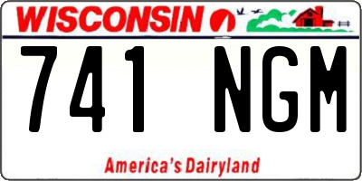 WI license plate 741NGM