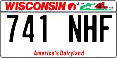 WI license plate 741NHF