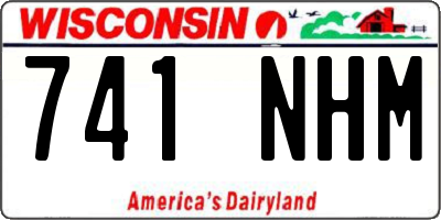 WI license plate 741NHM