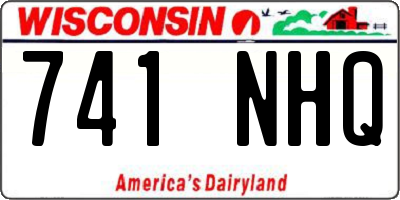 WI license plate 741NHQ