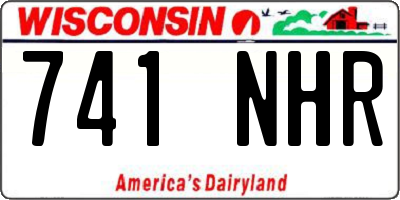 WI license plate 741NHR