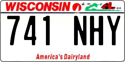 WI license plate 741NHY