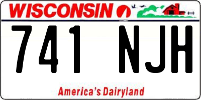 WI license plate 741NJH
