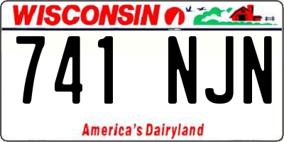 WI license plate 741NJN