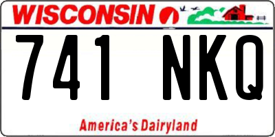WI license plate 741NKQ