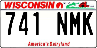WI license plate 741NMK
