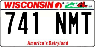 WI license plate 741NMT