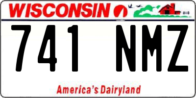 WI license plate 741NMZ