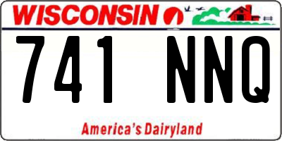 WI license plate 741NNQ