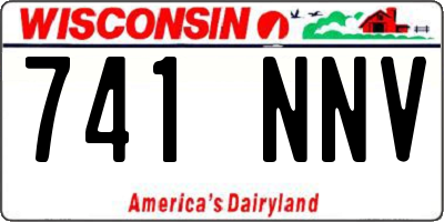 WI license plate 741NNV